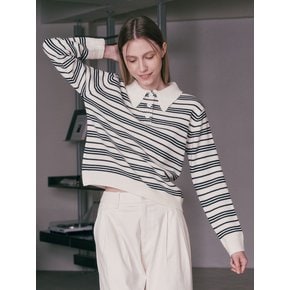 AR_Striped collar knit sweater_3color