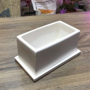 도기화분 옆이넓은직사각 24x13x12cm