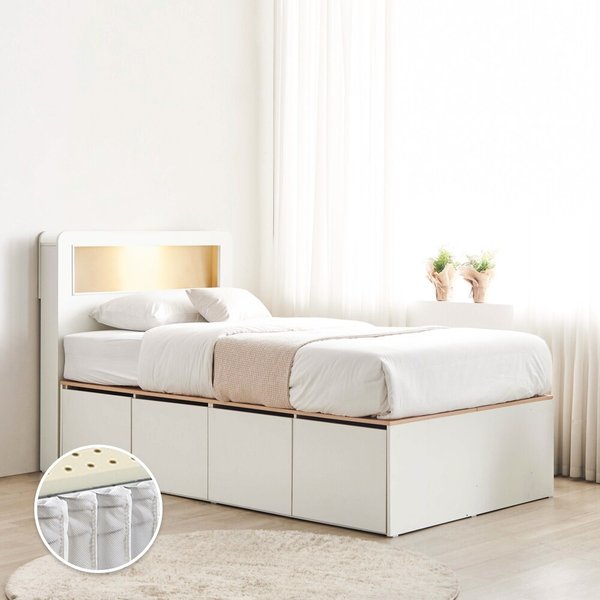 [동서가구] 엘르 LED SS 벙커침대+케미컬매트리스 DF922195