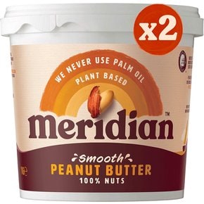 Meridian 영국 메리디안 스무스 피넛버터 땅콩잼 1kg 2팩