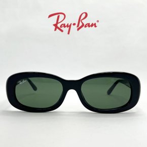 [RAY BAN] 레이밴 RB2221F 901 31 사각 뿔테 선글라스
