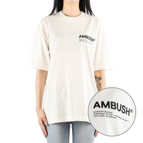 [앰부쉬] (BWAA022S22JER002 0210) 여성 로고 반팔 티셔츠