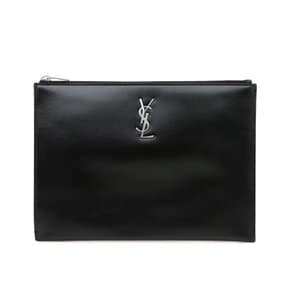 [중고명품] 생로랑 모노그램 클러치 미듐 453249 YSL 지퍼 파우치