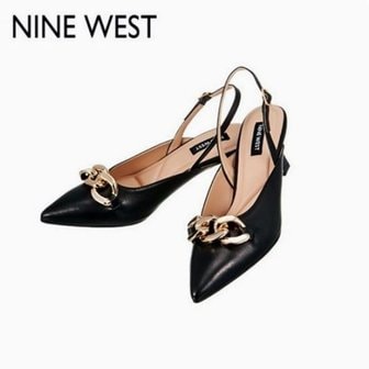 NINE WEST 체인장식 슬링백 NW034_P339492110