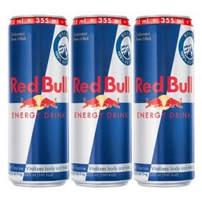 레드불 (Red Bull) 에너지 드링크 355ml x 12캔 / 에너지음료 캔음료