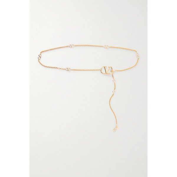 V로고 골드톤 체인 벨트 46376663162984916