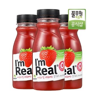 풀무원녹즙 매일배송 아임리얼스트로베리190ml 주5회X4주분(총20병)