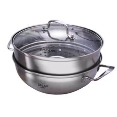 스텐 2단 찜솥 찜냄비 30cm ENK11386