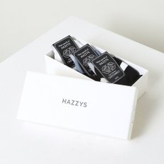 [24FW][3 PACK] 화이트 라인배색 면혼방 발목양말3종세트 (HZSS4F804MU)