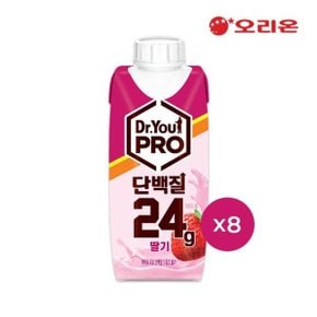 오리온 닥터유 프로 드링크 단백질 딸기맛(250ml) x 8팩