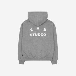 아이앱 스튜디오 후드 집업 그레이 - 22FW IAB Studio Zip-Up Hoodie Gray - 22FW