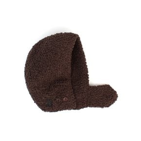 Fleece Knit Brown Balaclava 바라클라바