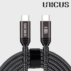 우니쿠스 100W 초고속 C to C USB PD 충전 케이블 2.0m E-Marker칩