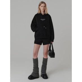윈터 시그니처 시즈날 기모 후드_블랙 / WINTER SIGNATURE SEASONAL GIMO HOODIE_BLACK