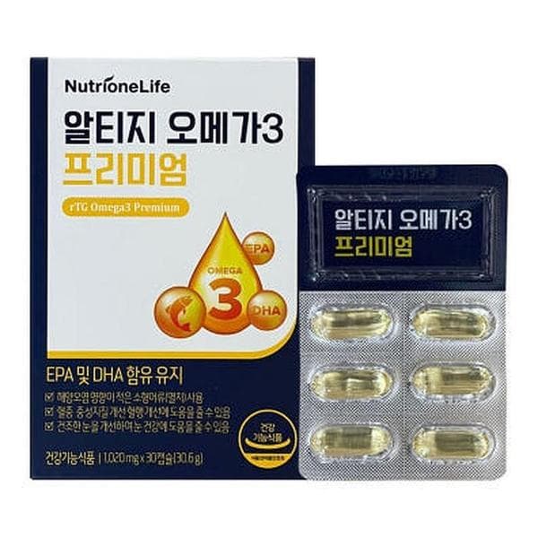 뉴트리원 알티지 오메가3 프리미엄 30캡슐 x 1박스 (AD) (S33552586)
