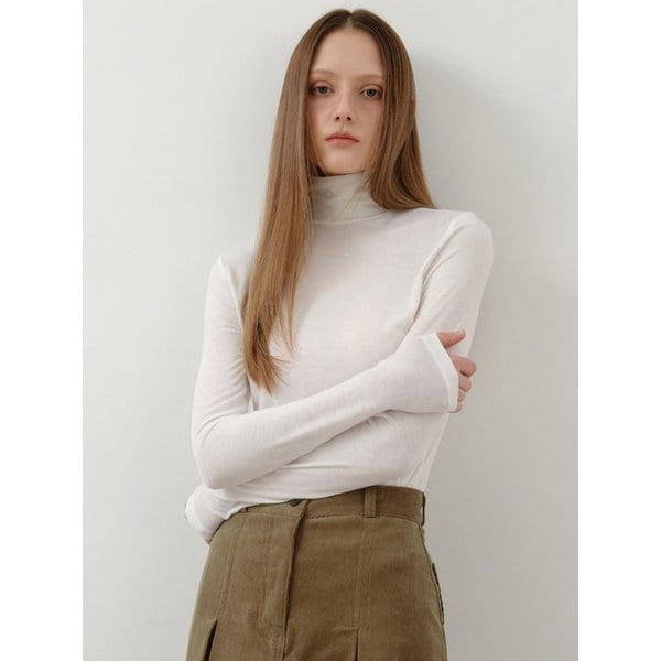 Nasty Basic Turtle Neck Long Sleeve T-Shirt_4COLOR (W25-TP50)