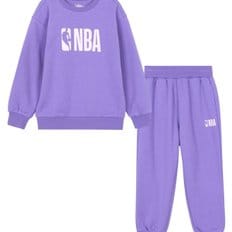 NBA 기모 빅로고 맨투맨 조거팬츠 세트 K224ST999P690