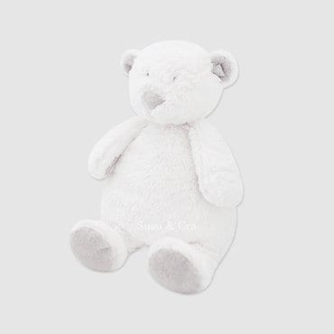 슈슈앤크라 [DIMPEL] Noann 테디베어 애착인형(20cm) ㅡ 화이트