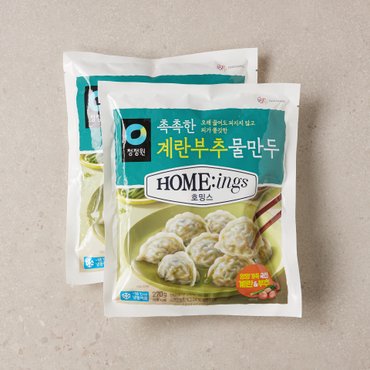 청정원 호밍스 촉촉한 계란부추물만두 270g*2