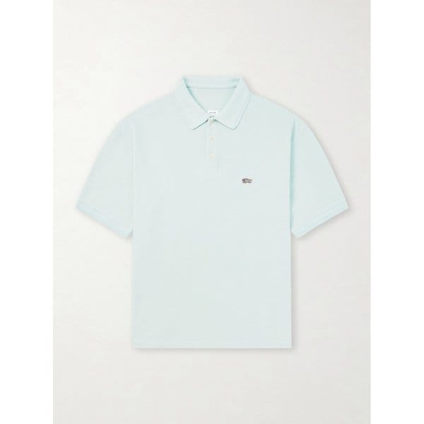 몬도 로고 자수 코튼 피케 폴로 셔츠 46376663162938989