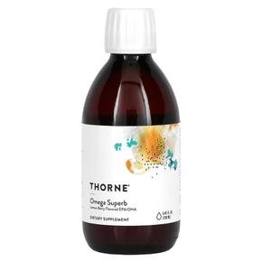 [해외직구] 쏜리서치 오메가 슈퍼브 시럽 레몬베리맛 250ml Thorne Research Omega Superb Lemon Berry 8.45 fl oz (250 ml)