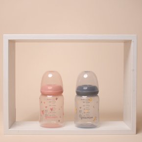 컬러 PP 슬림 노꼭지젖병 140ml 병원용젖병 / 조리원젖병 / 노꼭지 / 슬림형젖병 / 배앓이예방젖병