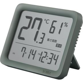 일본 타니타 도계 습도계 Tanita TC421GR Thermometer/Hygrometer Alarm Clock Temperature Hygr