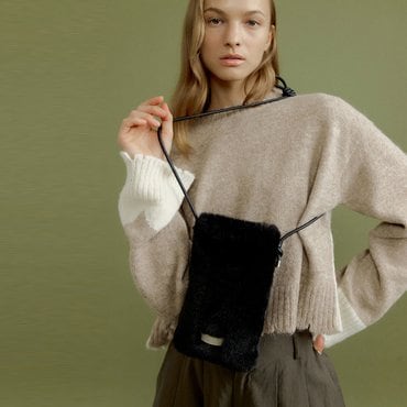 몰리올리 ADORA strap mini bag [black]