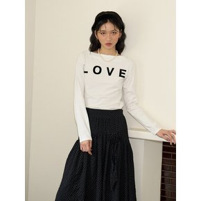 Corsage Point Shirring Skirt_ Black