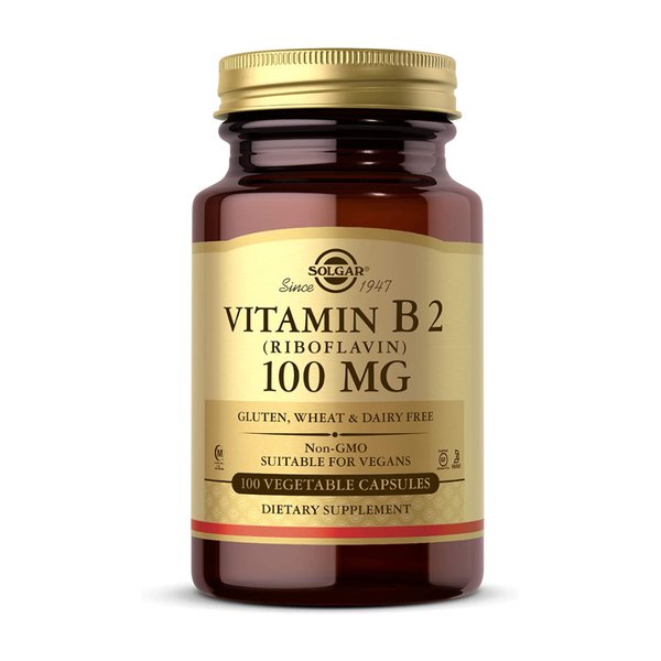 솔가 비타민B2 리보플라빈 Vitamin B2 100mg 100정x2