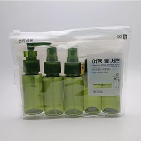 원룸욕실 여행용 삼푸병 린스병 액체 공병 세트 40ml