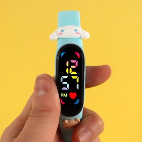 산리오 러브잇 체인지 코디워치 LED 전자 디지털 어린이 캐릭터 손목시계
