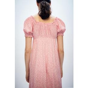 MAMA 오프숄더 드레스 핑크/패턴 1165816003