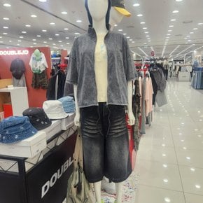 (공용) 워싱하이넥집업자켓 JHZZ61406_GN
