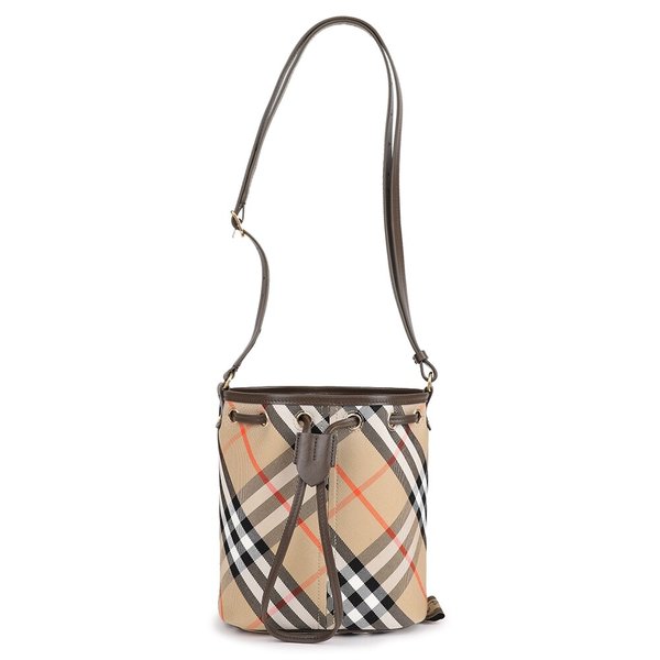 라프리마 버버리 체크 패턴 버킷백 8093804
