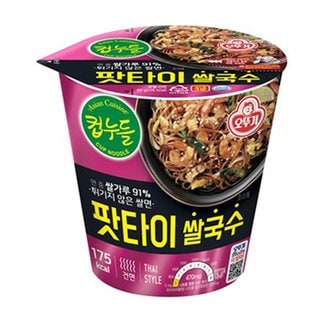  오뚜기 컵누들 팟타이쌀국수 50g 15개 작은 컵라면