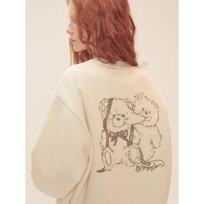 Love Chu Bear Sweatshirt AMM1215 (Ivory)