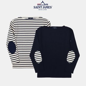 [올드머니룩 필수템] 길도 엘보패치 긴팔티셔츠 2종 모음전! SAINT JAMES