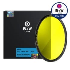 [본사공식] [B+W] YELLOW 72mm MRC BASIC 카메라 렌즈 필터