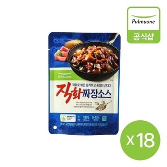 풀무원 생직화짜장소스180g 18개