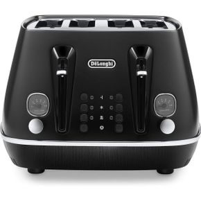 영국 드롱기 토스터 DeLonghi Distinta X CTIN4003.BK Designer 4 Slice Toaster Variable 브라