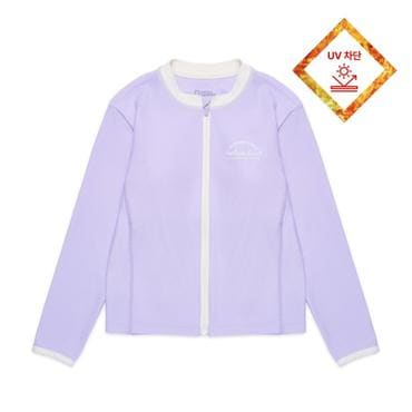 내셔널지오그래픽키즈 K252GRG420 여아 래쉬가드 집업 LAVENDER