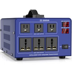 3000VA 변압기 100V 220V 업 트랜스 다운 트랜스 100V-120V220V-240V 입력 출력 전압 자동 전환