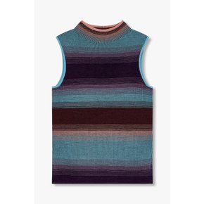 [PS PAUL SMITH] 여성 스트라이프 니트 슬리브리스 탑 5745128504000
