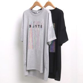 빅사이즈사랑해요 6219L407 테크노스타일반팔 MN_P367369485