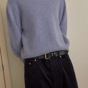질스튜어트뉴욕 블랙 단색 소가죽 수동 벨트 [JUBE4F277BK]