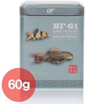  오션프리 프로 와퍼 BF-G1 60g (코리, 플레코, 안시 등 바닥층 전용사료)