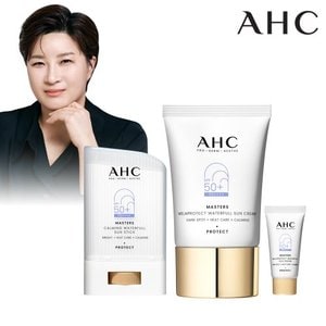 AHC 마스터즈 멜라프로텍트 워터풀 선크림 40ml + 클렌징폼 30ml