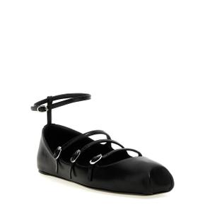 [알렉산더 맥퀸] Flat shoes 780745WIEN51000 Black