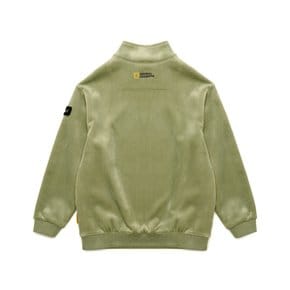 K244USW990 코듀로이 반집업 맨투맨 LIGHTKHAKI